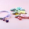 Classic Breakaway Cat Collar with Bow Tie and Bells, Adjustbale Kitten Collar, Safety Basic Collar with Cute Patterns for Girl Boy Kitty