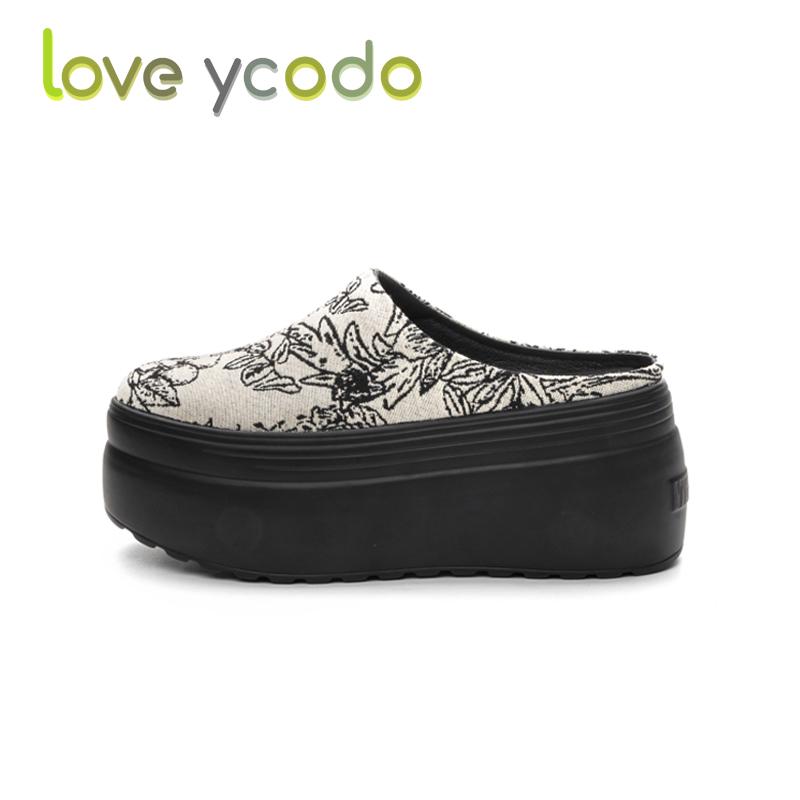 Жіноче повсякденне взуття Модне повсякденне на товстій підошві Водонепроникна платформа Зручне весна літо осінь осінь Студентська мода повсякденне взуття