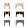Thermal Rod Pocket Valance Curtain for Darkening Nursery Window Decor