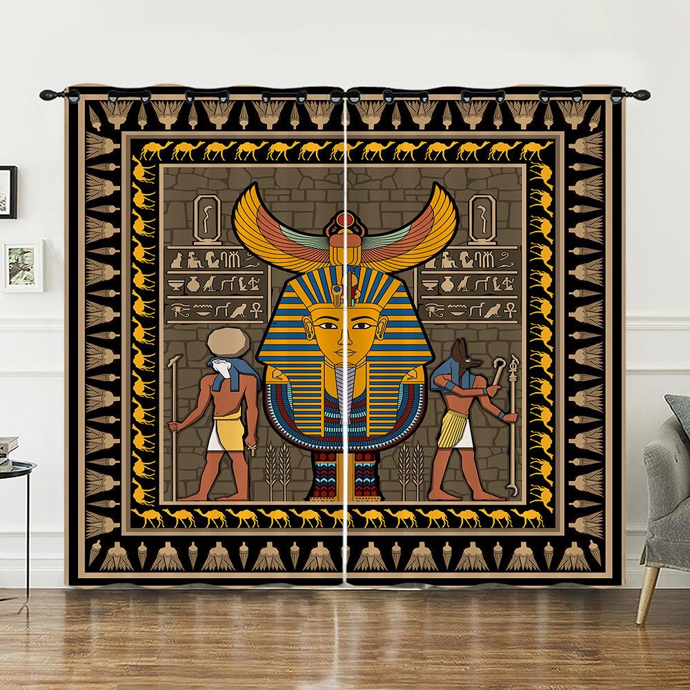 Curtains Bohemian Curtains Bedroom Living Room Blackout Curtains Perforated