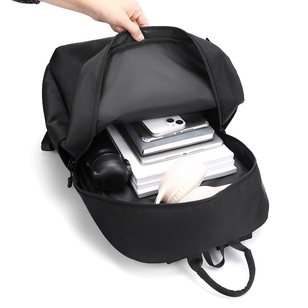 Unisex Business Casual Backpack - Large Capacity Oxford Fabric Laptop Bag, Durable Water-Resistant Travel Backpack for Work Coll