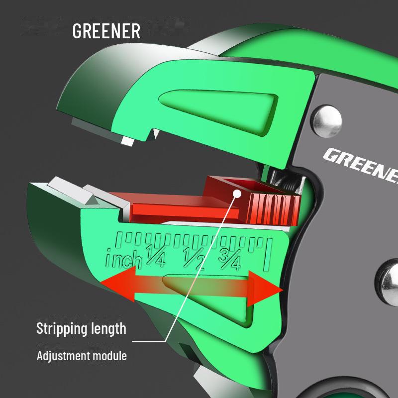 Green Forest Multi-Function Electrician Wire Stripping Pliers