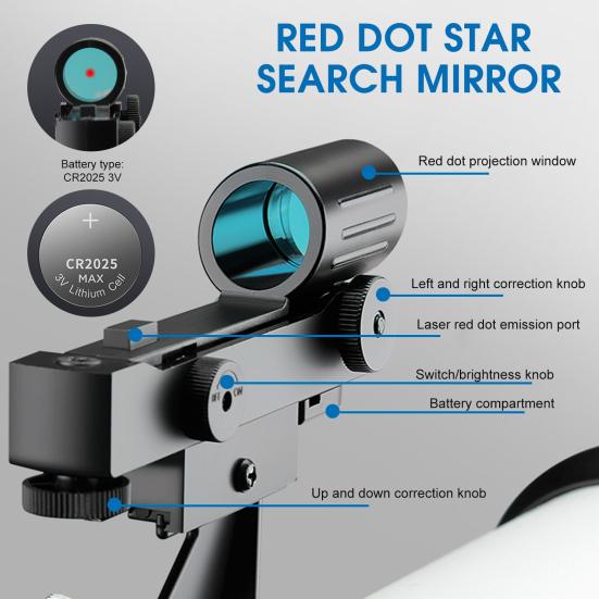 Telescope Large Aperture High Clarity Multipurpose 70/700mm Astronomical Monocular Telescope with Tripod