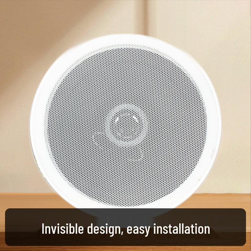 6-inch Coaxial Passive Ceiling Speaker with Hidden Paper Cone 163*73mm