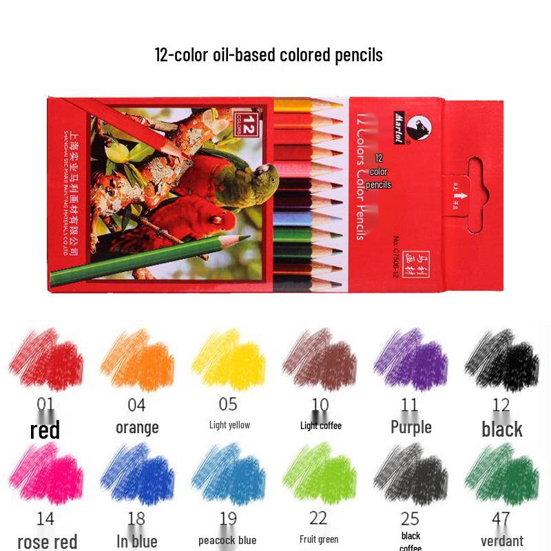 Mali Colored Pencils - Available in Sets of 12, 18, 24, or 36. 2B
