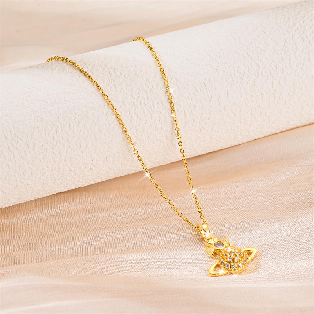 Simple Fashion Titanium Steel Women's Necklace - Non-fading, Luxurious, Versatile, Korean Style Clavicle Chain