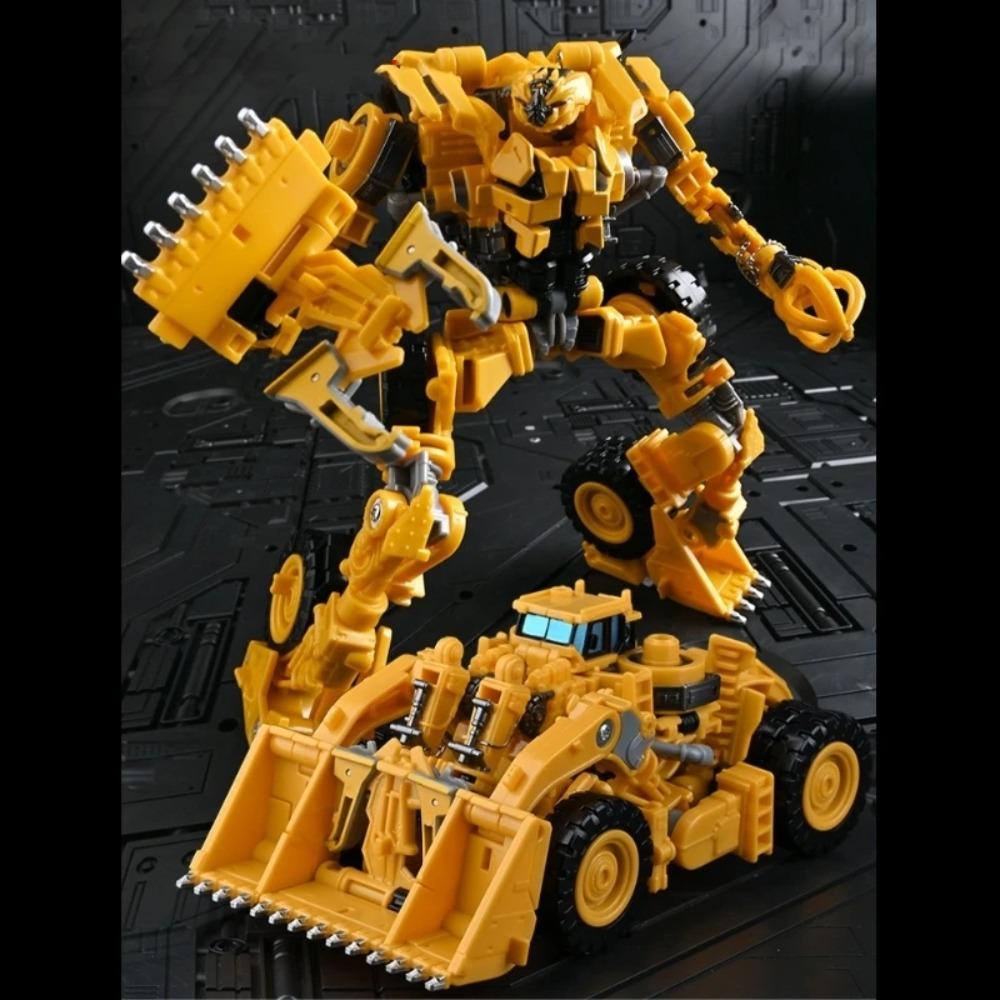AOYI 8 IN 1 Big Size Devastator Transformation Toys Robot KO GT Action Figure Excavator Hook Crane Scraper Model Kid Gift DD04