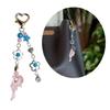 Whale Pendant Beaded Keychain Ocean Animal Keyring Mobile Phone Accessories Fashionable Cellphone Lanyard Decoration