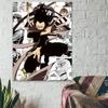 Massivholzrahmen Shota Aizawa My Hero Academy Nähte Anime Leinwand Malerei Wandkunst Poster Druck Bild Wohnzimmer Dekoration Home Decor