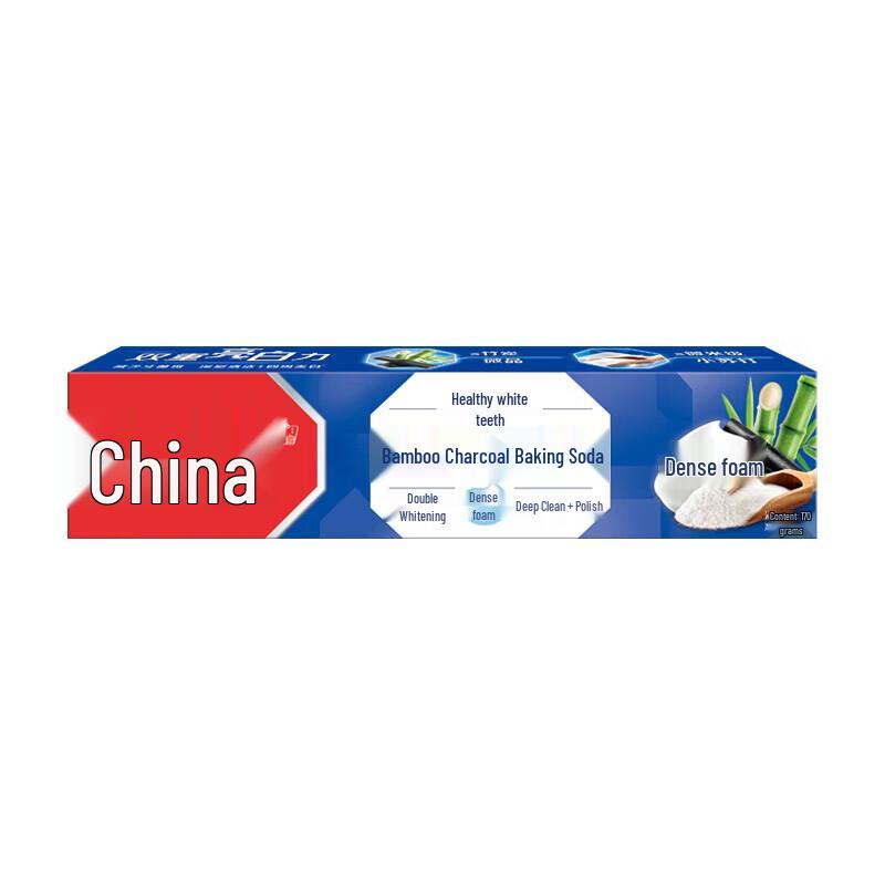 

Zhonghua Healthy Teeth White Bamboo Charcoal Baking Soda Toothpaste