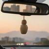 Car Air Freshener Wooden Man Shape Natural Wood Essential Oil Diffuser No Residue for Car Interior Decoration Long-Lasting Scent