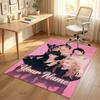 Personalized Crystal Velvet Carpet,aespa Custom Printed Name, Plush Area Rug For Home Indoor Decor