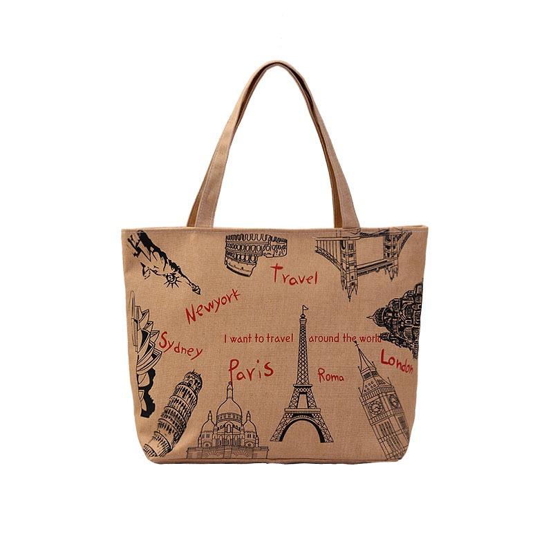 Shoulder Bag Women's Canvas Bag Large Capacity Work Commuter Women's Bag Portable Tote Bag Nanfeng Bag
