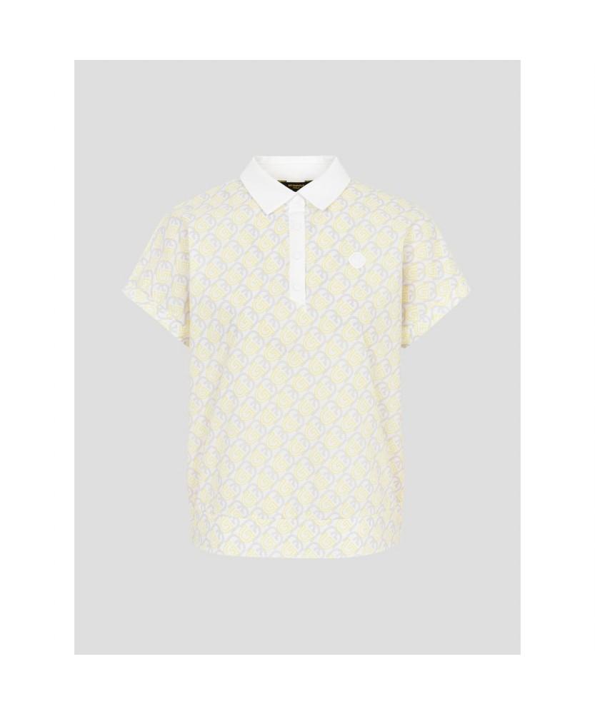 BEANPOLE GOLF [B_Under] Women'S Blouson-Fit Collared Short Sleeve T-Shirt - Lemon