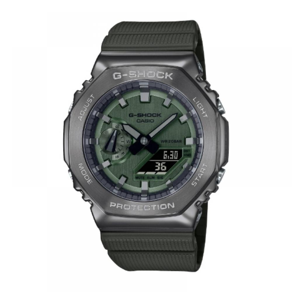 

Модель GSHOCK GShock GA2100 с металлическим безелем GM2100B3AJF