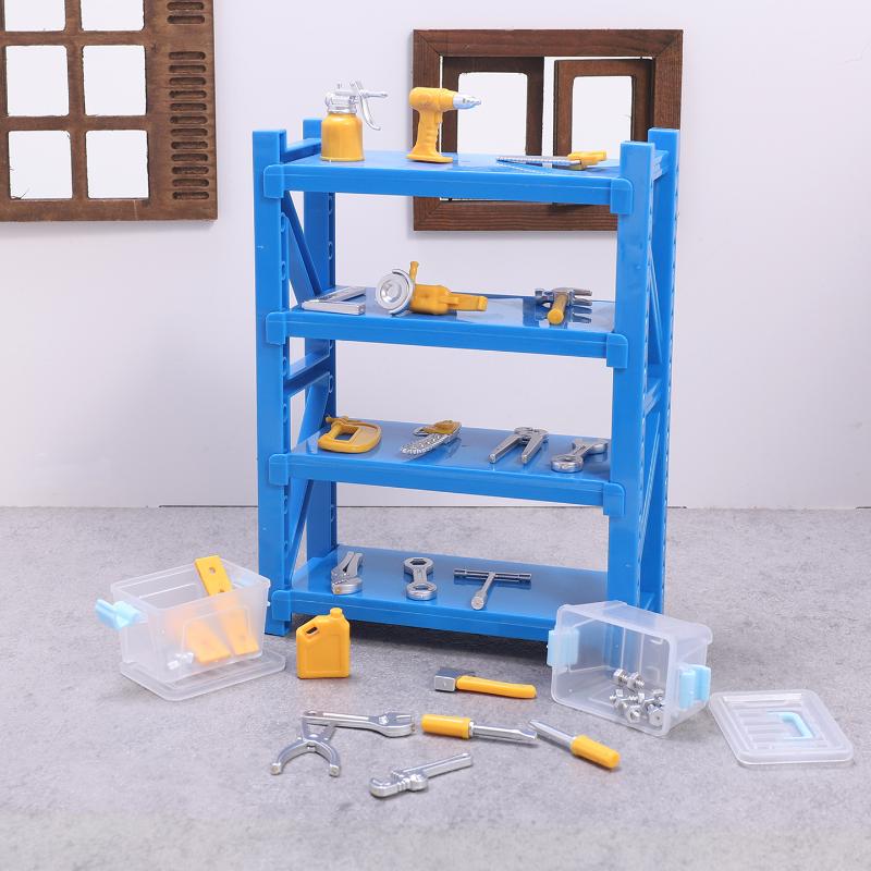 Miniature Tool Collection 30Pcs Set 1:12 Scale Perfect for Dollhouse Workshop Realistic Accessories