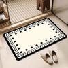 Diatom Mud Absorbent Quick Drying Foot Mat Anti Slip Door Mat Bathroom Carpet