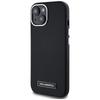 Karl Lagerfeld FW Metal Plate MagSafe Case for iPhone 15 Black