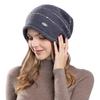 Short Brim Winter Knitted Hat Soft Bonnet Casual Beanies  Outdoor
