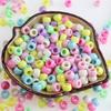 Spring Flower Buttons: Mixed Color Plastic Beads for DIY Jewelry and Clothing Accessories