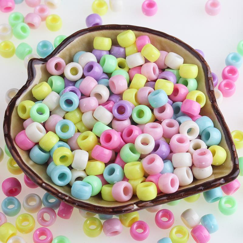 Spring Flower Buttons: Mixed Color Plastic Beads for DIY Jewelry and Clothing Accessories