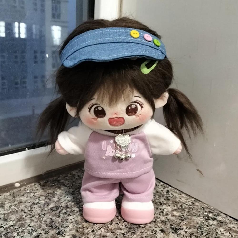 1 Set Peaked Cap 20cm Cotton Doll Clothes Outfit Plush Doll Clothes  Doll Accessories
