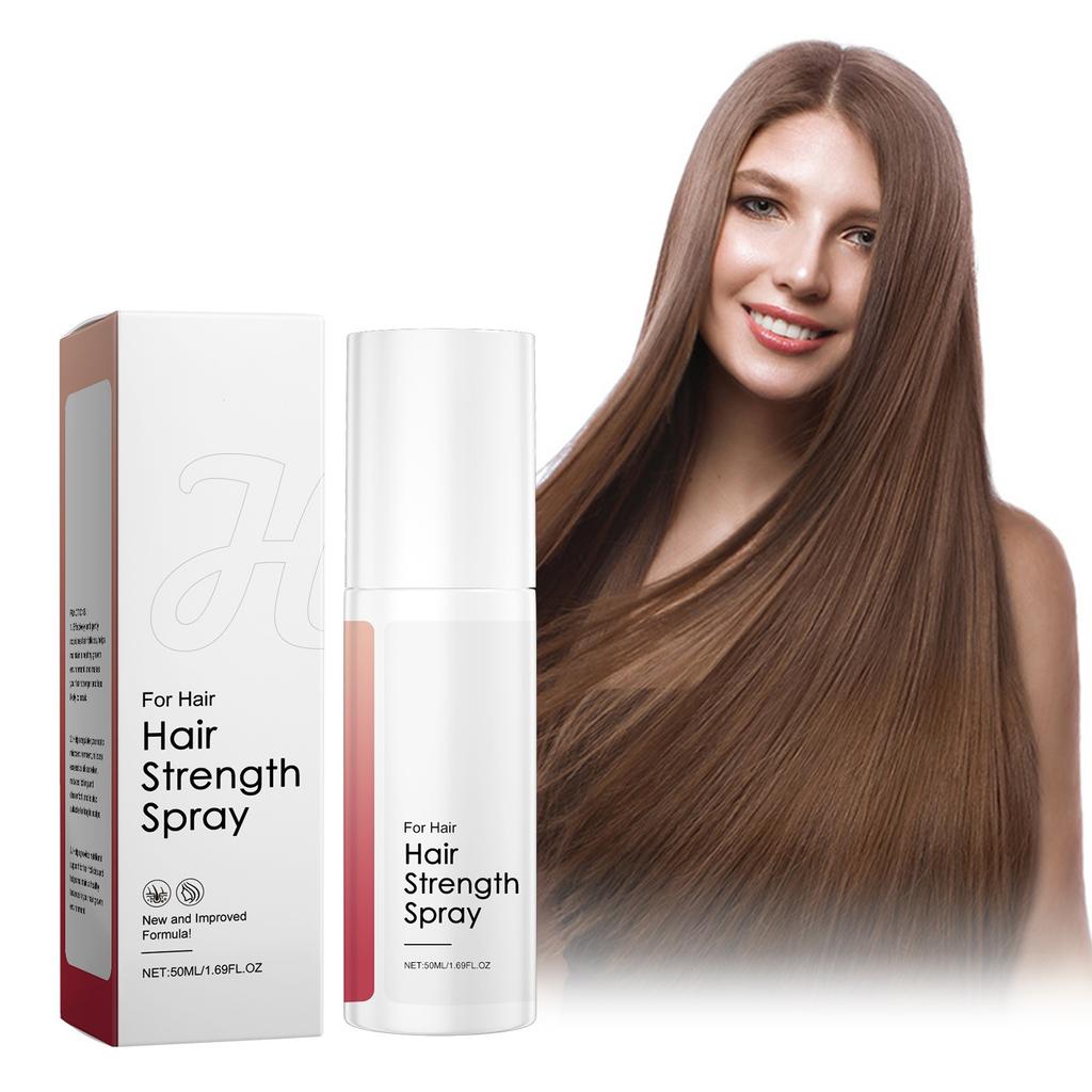 Haaröl Wachstumsspray Minze Haarstärkungsspray Nährend für Splissige Geschädigte Haarfollikel Für Haarwachstum Mit Wurzelkamm 50ml