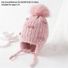 Ears Protection Kids Bonnet Hat Pompom Bows Girl Cap Cute Ears Protection Hat  Autumn