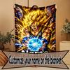 Manta Personalizada con Nombre y Estampado de Anime, Decoración del Hogar, Dormitorio, Sofá, Acampada, Sillón, Regalos para Cumpleaños Navidad