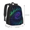 Raw Fractal Bloom-Floral Spiral-Manafold Art Pattern Design Laptop Travel School Bags Fractal Mind Cosmic Dmt Love Space Dreams