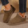 2026 Winter neuer Stil modische Schneestiefel für Damen, Oberbekleidung mit zusätzlicher Isolierung, große Größe, bequeme Baumwollschuhe