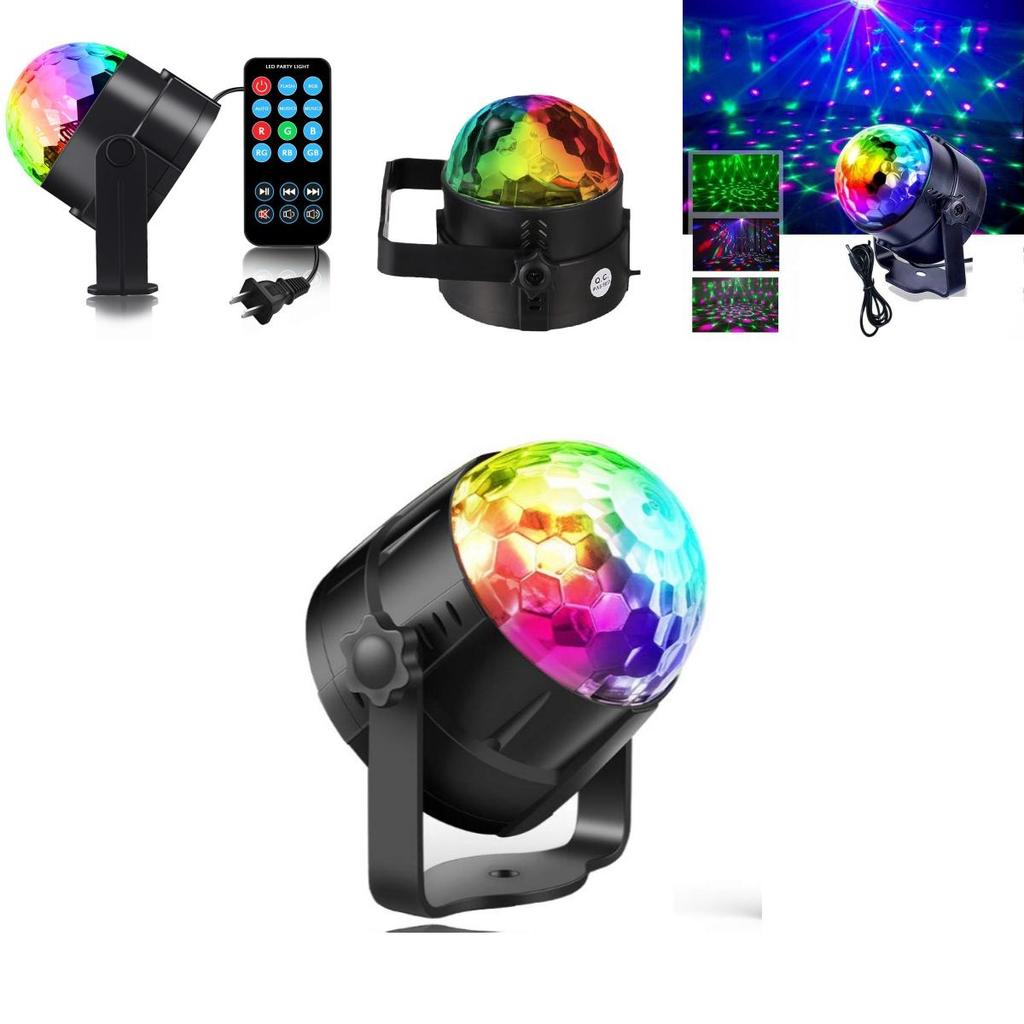 Crystal Remote Control Magic Ball Stage Light For Karaoke Bar And Home Party Decor