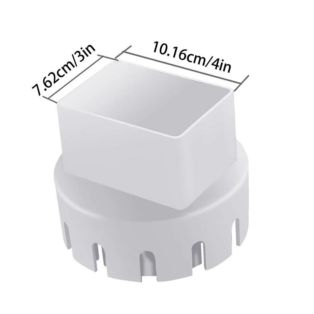 Easy Installment Rain Gutter Adapter Join Rainwater Collection Diverter Outdoor Lawn