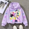 2026 Girls Hoodies Huntrx KPop Devil Hunter 4 To14 Y Girls Group Cartoon Children Hoodie Girls Teen Spring Autumn Pullover