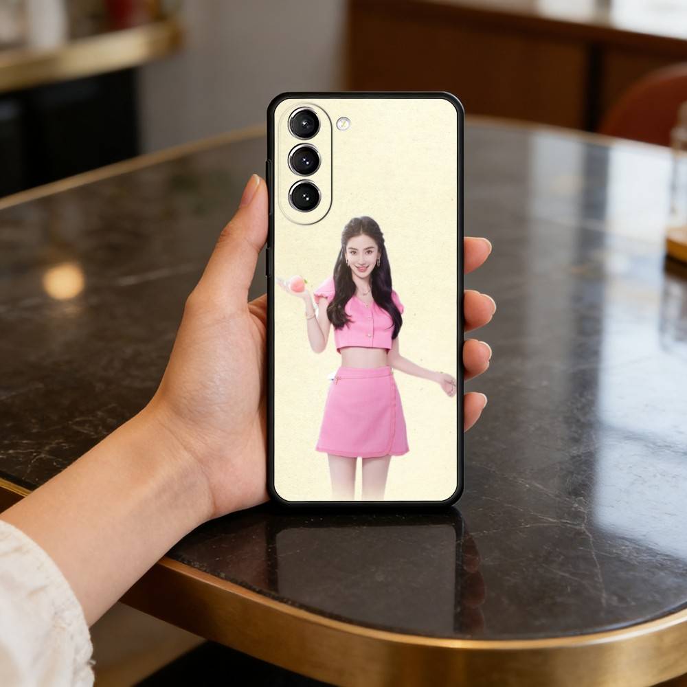 Actress Angelababy Case for Samsung Galaxy S21 S25 FE S24 S23 Ultra S20 S9 S22 Plus S10 TPU Cover