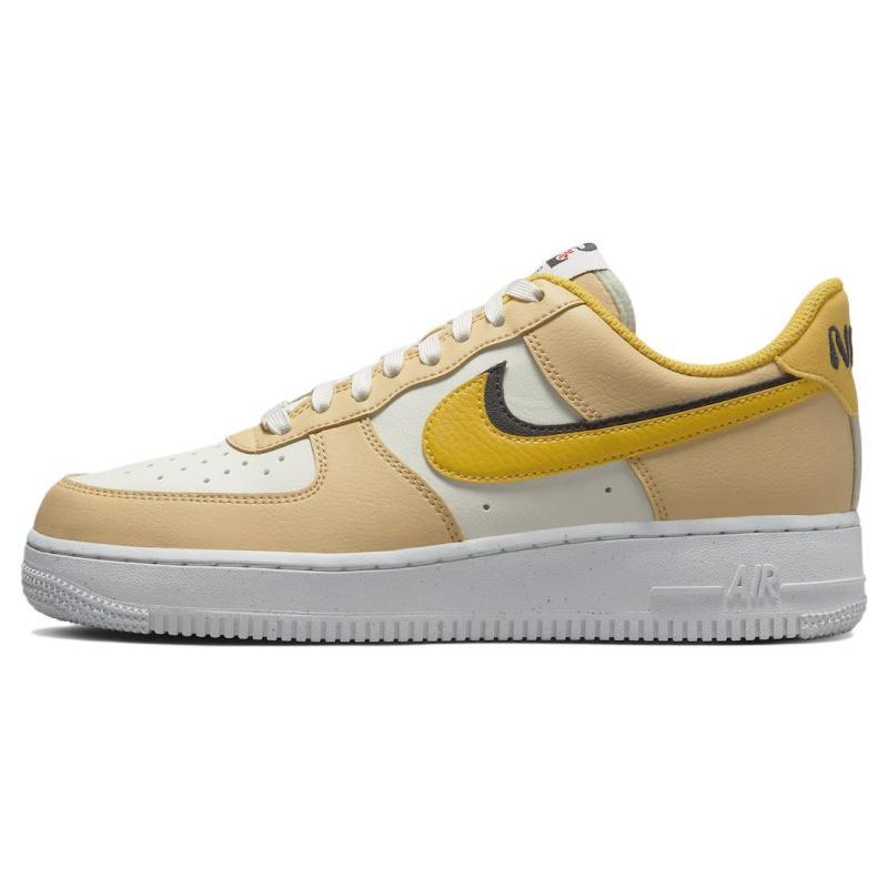 Nike Air Force 1 Low '07 Lx '82 Double Swoosh Sail Yellow Ochre Women's Sneakers DX6065-171