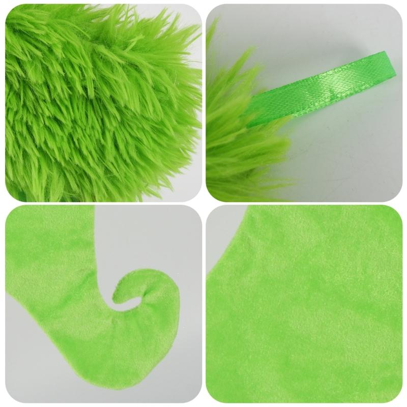 Large Christmas Stocking Soft Fabric Hanging Sock Holiday Party Gifts Bag Decoration For Christmas Tree Ornament Mantels