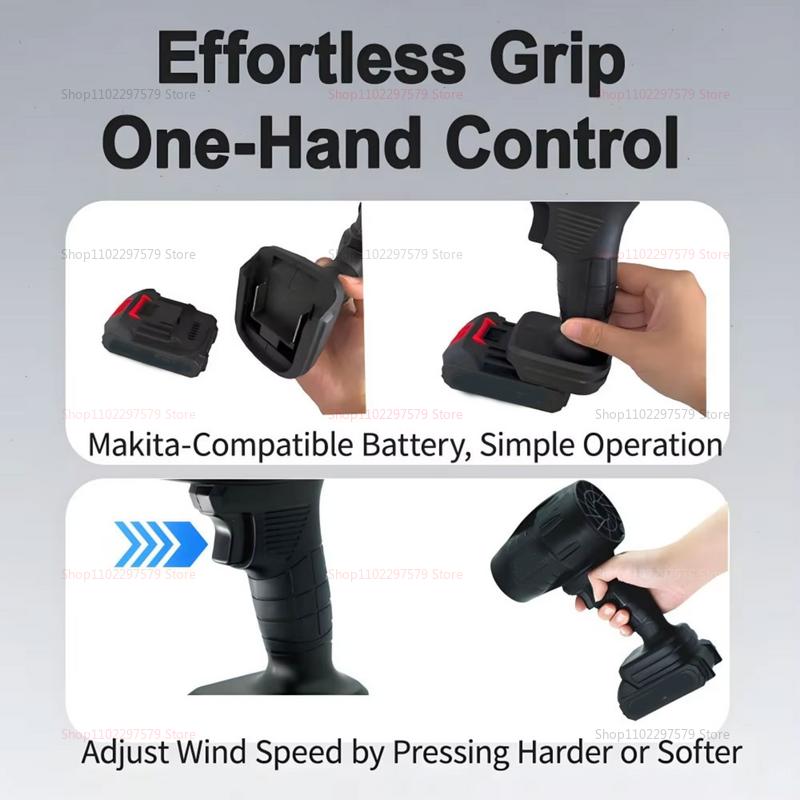 Elektryczna dmuchawa do liści Turbowentylator Ręczne narzędzie do czyszczenia śniegu i piasku Zasilane sprzęt do czyszczenia podwórka, ogrodu, bez baterii