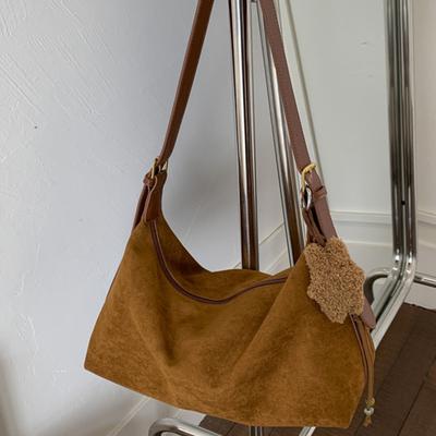 Korean Version of Casual Retro Matte Baguette Bag 2025 New Large-capacity Shoulder Commuter Underarm Bag Tote Bag Women