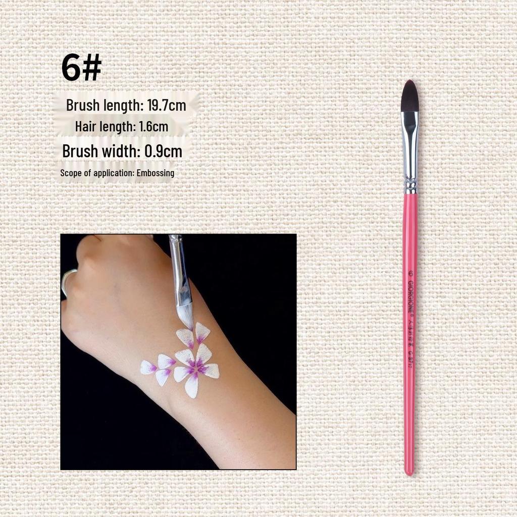 Набор кистей для лица и тела Giorgione для детей, 17 штук