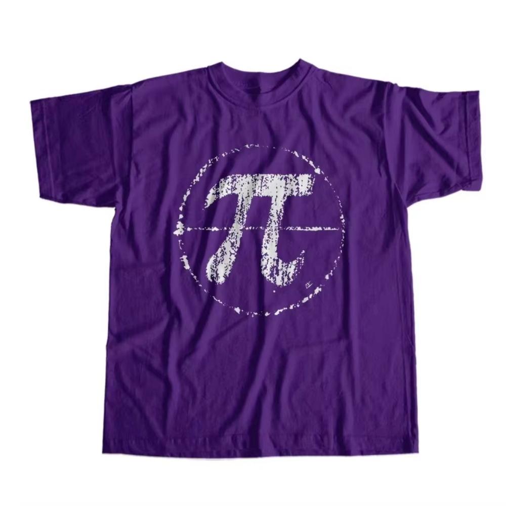 THE COOLMIND  Funny Pai Print Men T Shirt Casual Funny Men Tshirt O-neck T-shirt Men Tee Shirts Tops