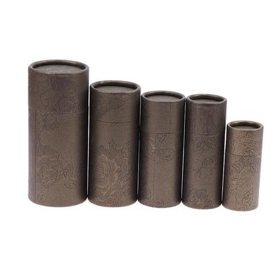 Cutie de cadou rotundă din carton, sticle de ulei esențial cosmetic, cutie de ambalare, ruj, parfum, cutii cu tuburi din hârtie kraft
