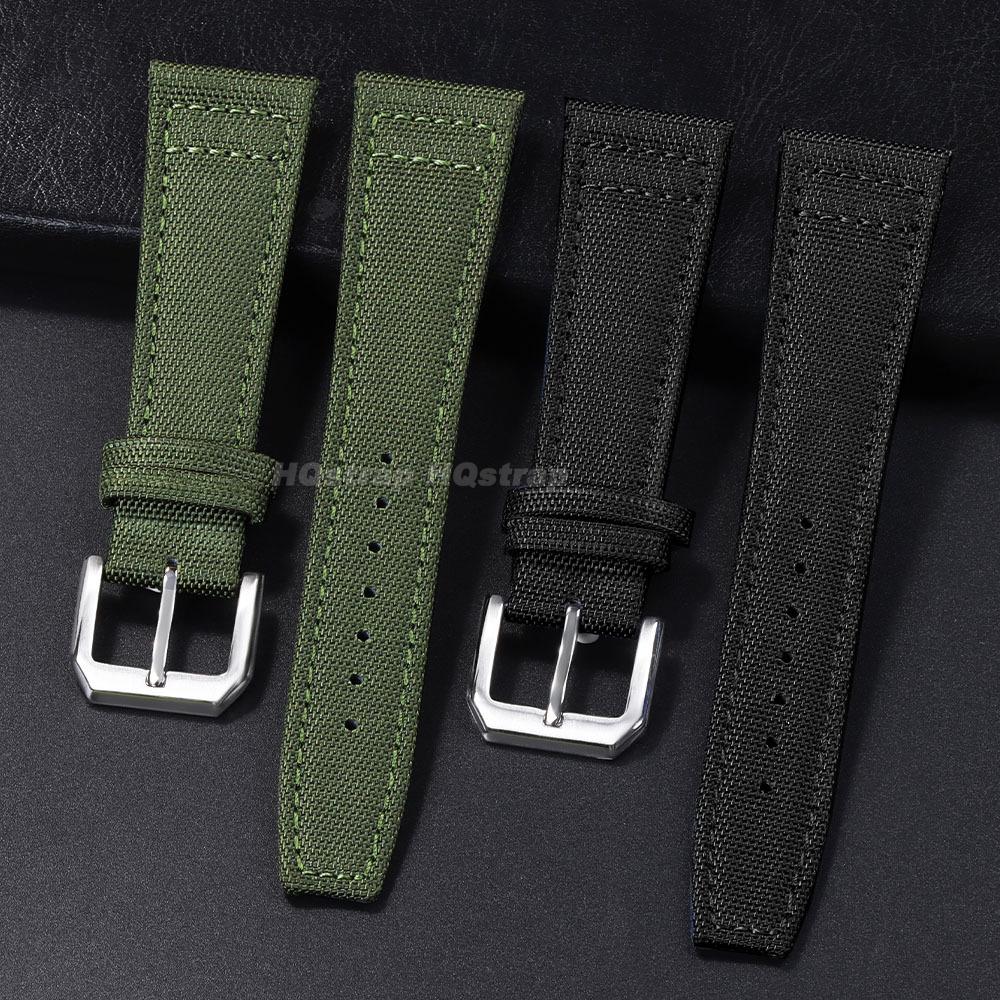 Nylon-Uhrenarmband 20mm 21mm 22mm für IWC Pilot Stoff Universelles Armband Leinwand Business Sport Damen Herren Ersatz-Armband