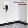 Soft Pvc Self Adhesive Cable Concealer Flame Retardant For Home Office Floor Wall Cable Management