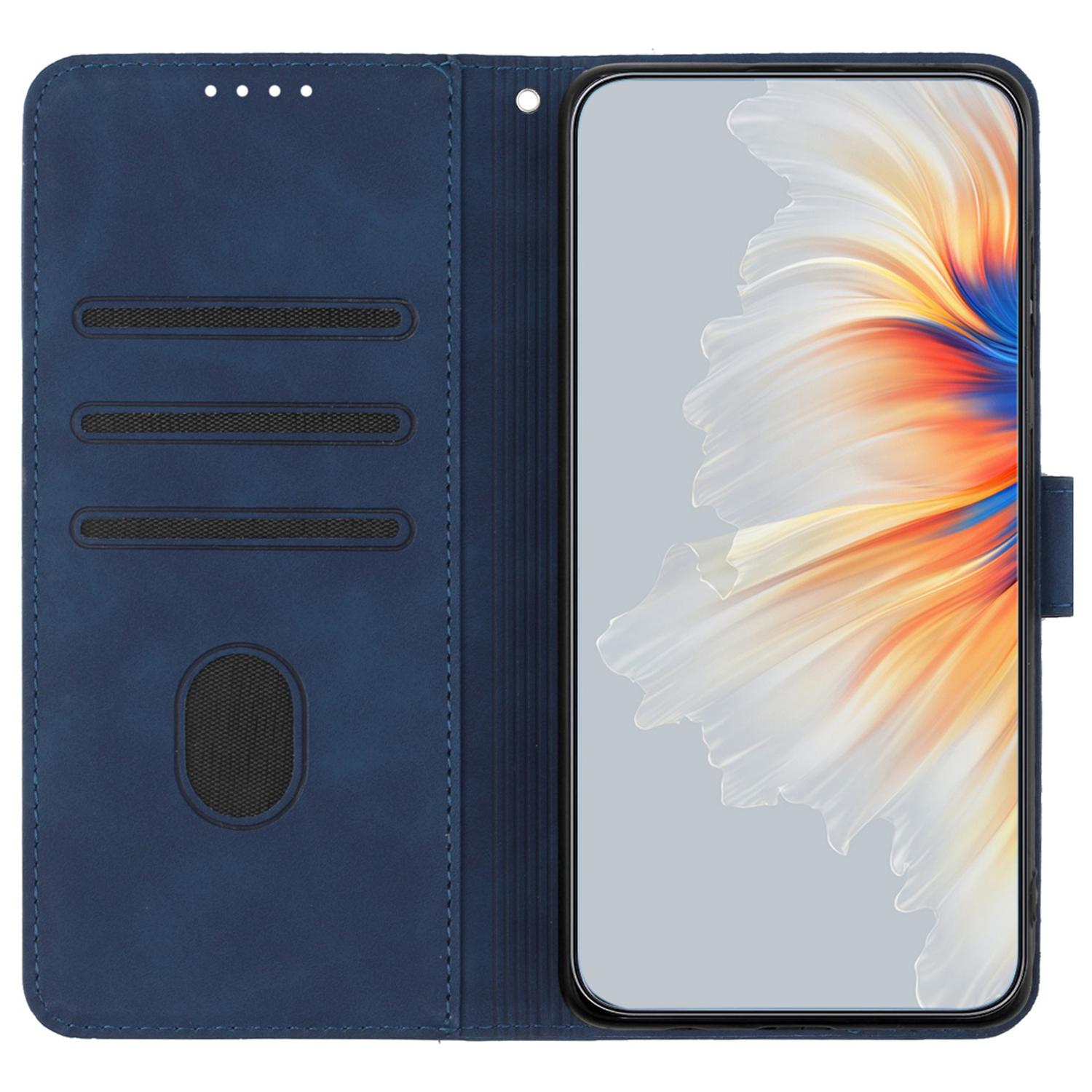 

YX0030 For Oppo Reno12 5G (Global)/Reno12 Pro 5G (Global) Case Wallet Phone Leather Cover Sapphire