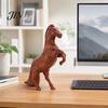 Trojan Horse Popcorn Container 3D Printed Standing Figurines Containers, Modern Desk Figure, Dual Use Snack And Decor Box Sculpture Bucket for