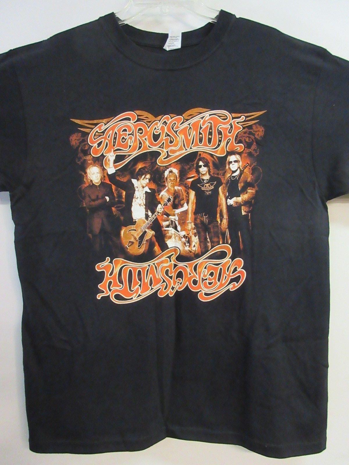AEROSMITH OFFICIAL OLD STOCK MERCH BAND CONCERT MUSIC T- LARGE Unisex T-Shirt XXXXL