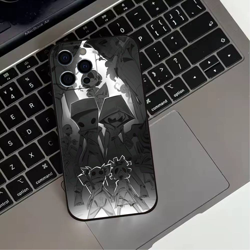 

Game L-Little N-Nightmares Phone Case For iPhone 17,16,15,14,13,12,11 Plus,Pro Max,XS,Soft Silicone Black Cover iPhone15