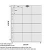 11 Holes 10 Pieces 12 Pocket Loose-leaf Card Booklet Pages 58mm Barking Badge Collection PP Inside Replacement Card Collection