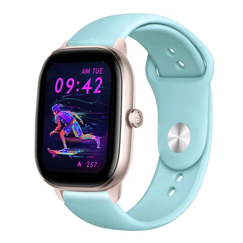 

20 мм 22 мм ремешок для часов Amazfit gts 4/3/2/gtr4 mini/Gtr/2e/Pro 47 мм спортивный силиконовый браслет браслет Amazfit Bip/U/3/Pro ремешок 20mm watch strap